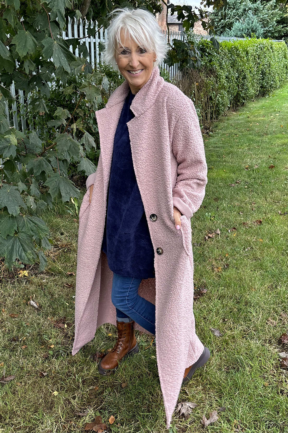 Made in Italy Lexie Boucle Coat Kit and Kaboodal