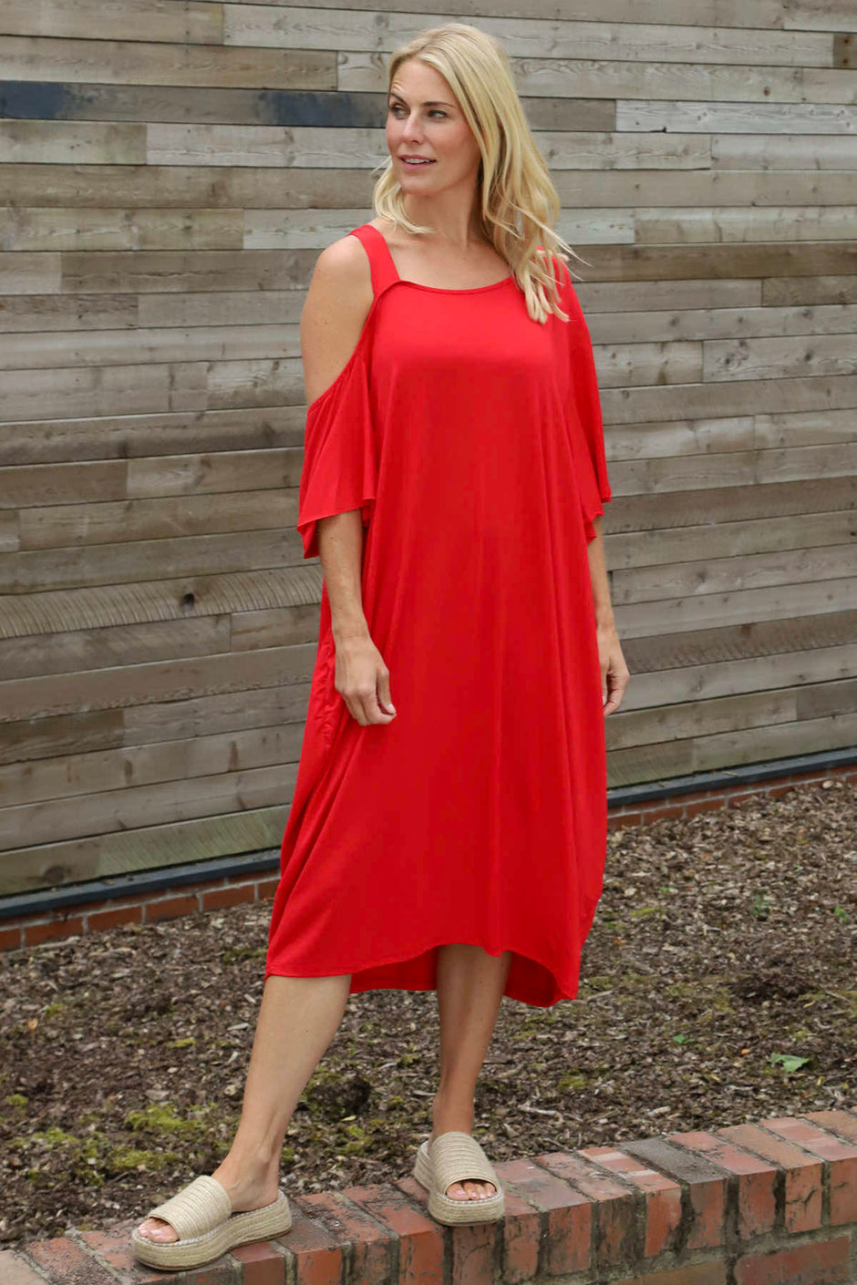 Dionne Dress Red