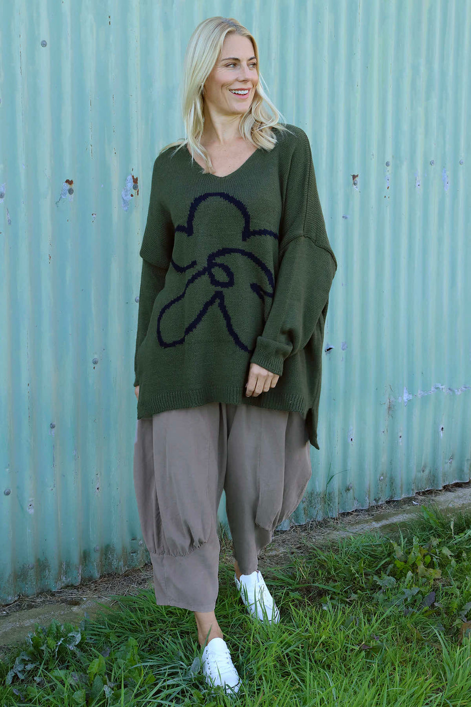 Olwen Needlecord Trousers Mocha