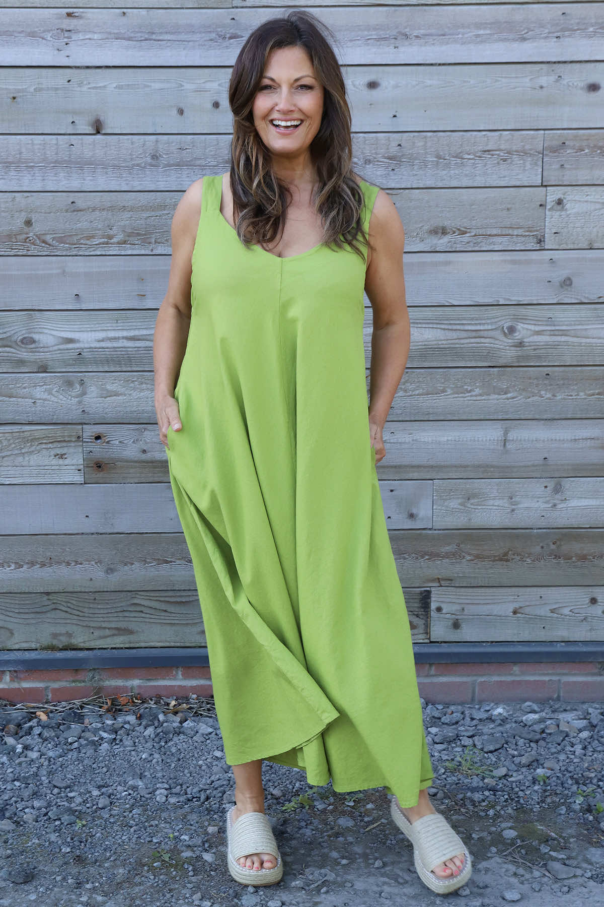 Made In Italy Tiffany Linen Dress