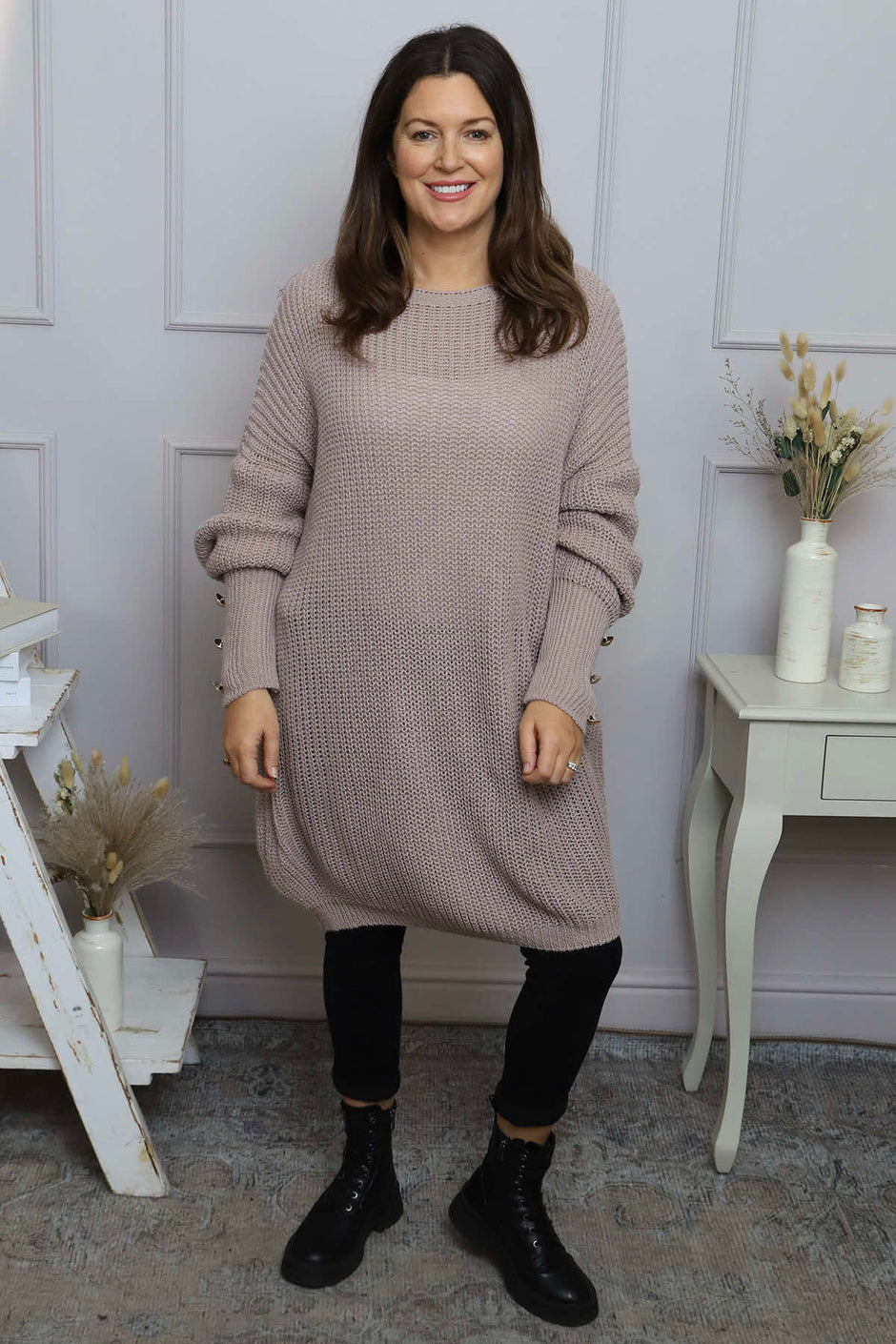 Peggy Knitted Jumper Mocha