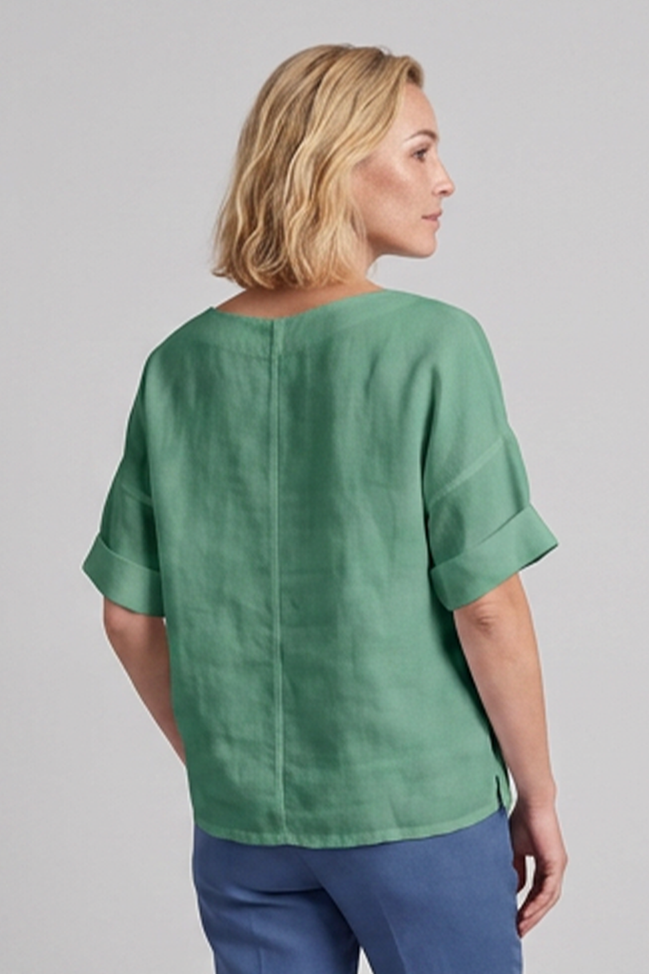 Kyrie Linen Sage Top