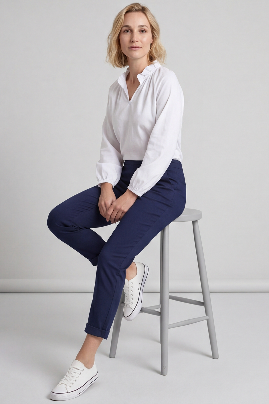 Lorinda Trousers Navy