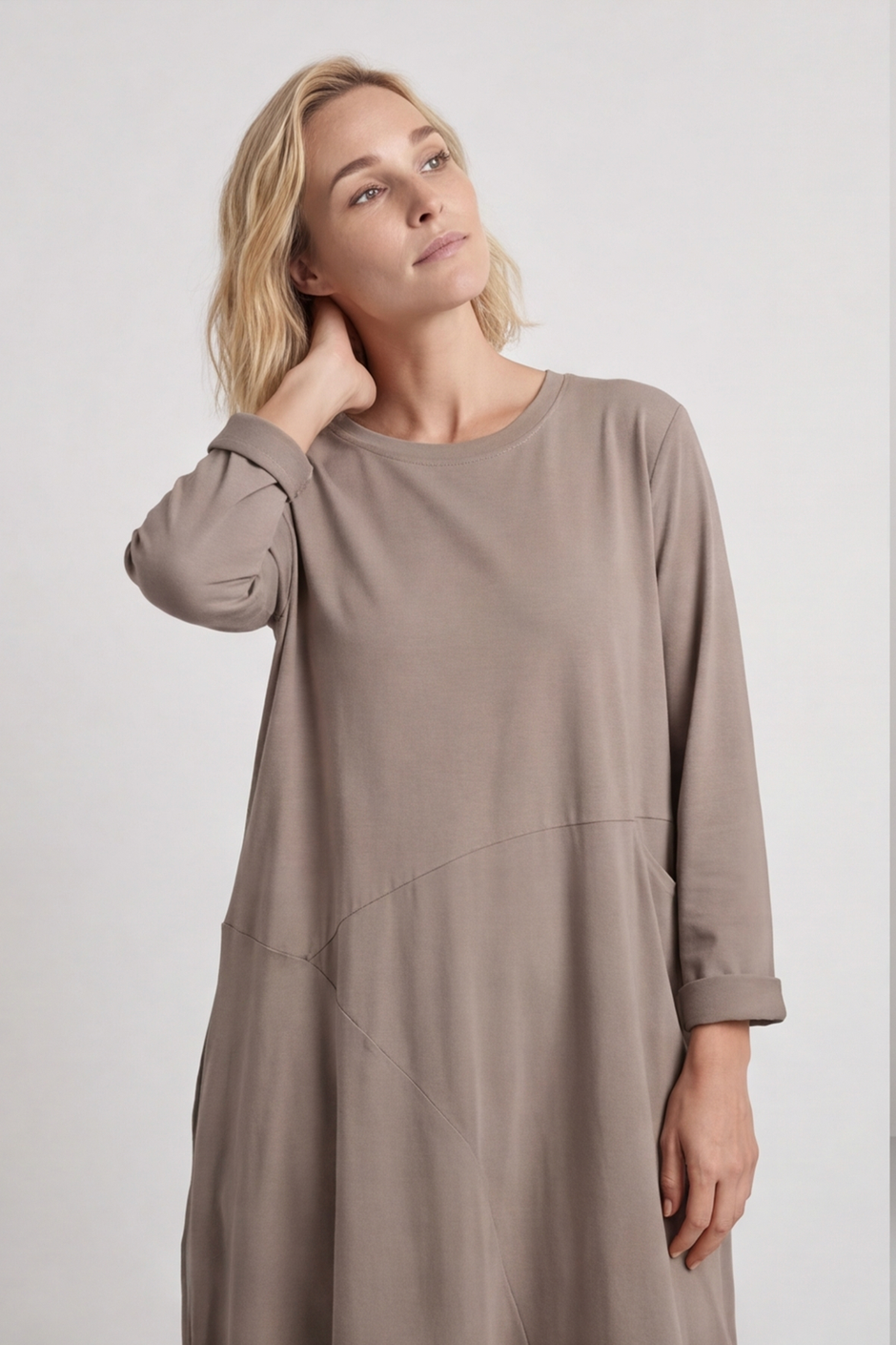 Penny Cotton Dress Mocha