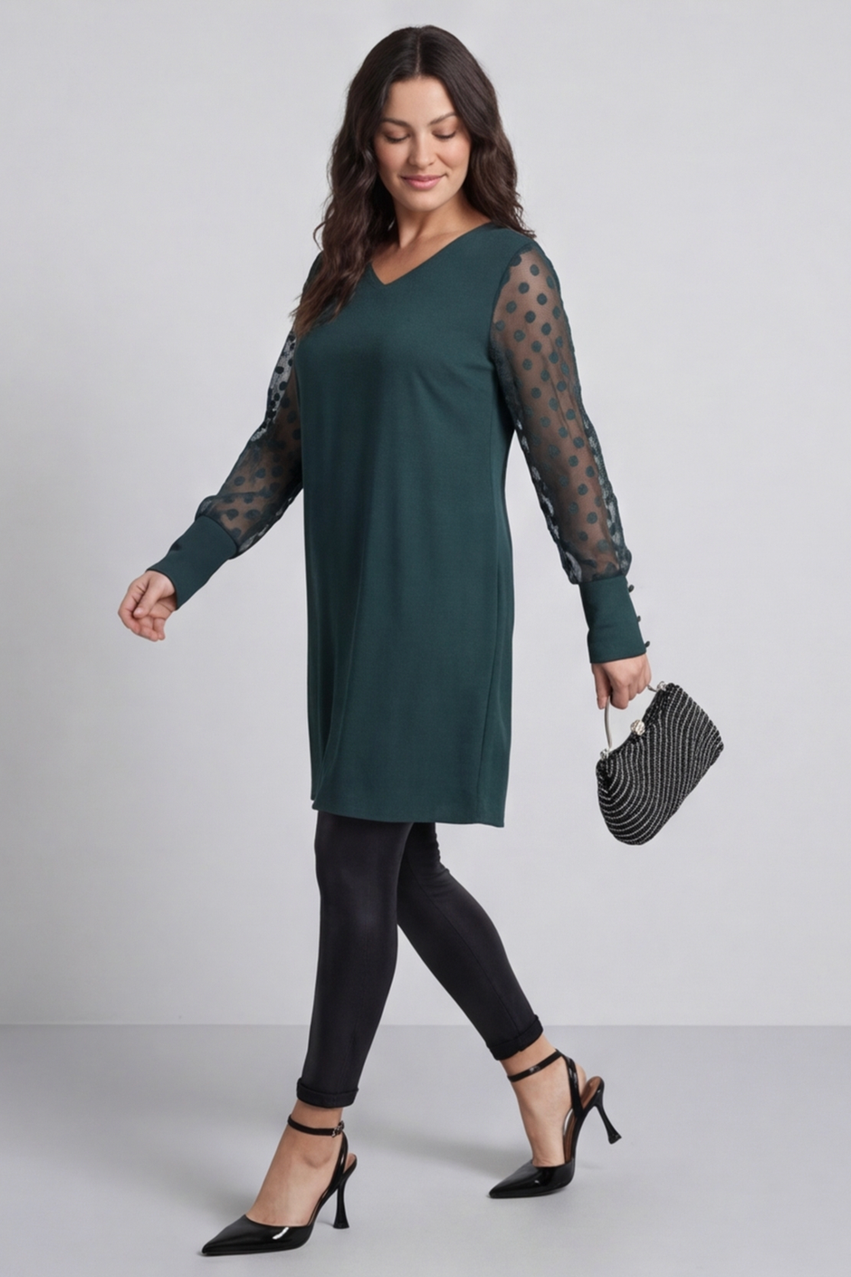 Reagan Tunic Bottle Green