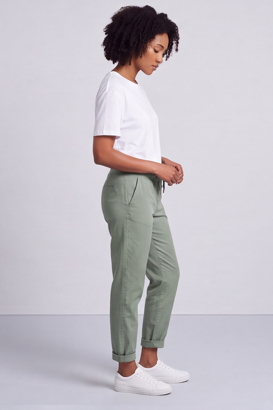 Yarwell Khaki Joggers