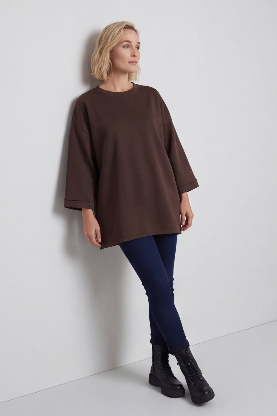 Corina Sweatshirt Cocoa – image 1 of 6