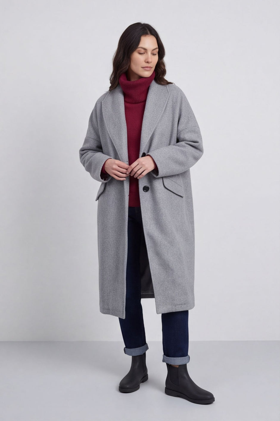 Helen Coat Grey – image 1 of 6