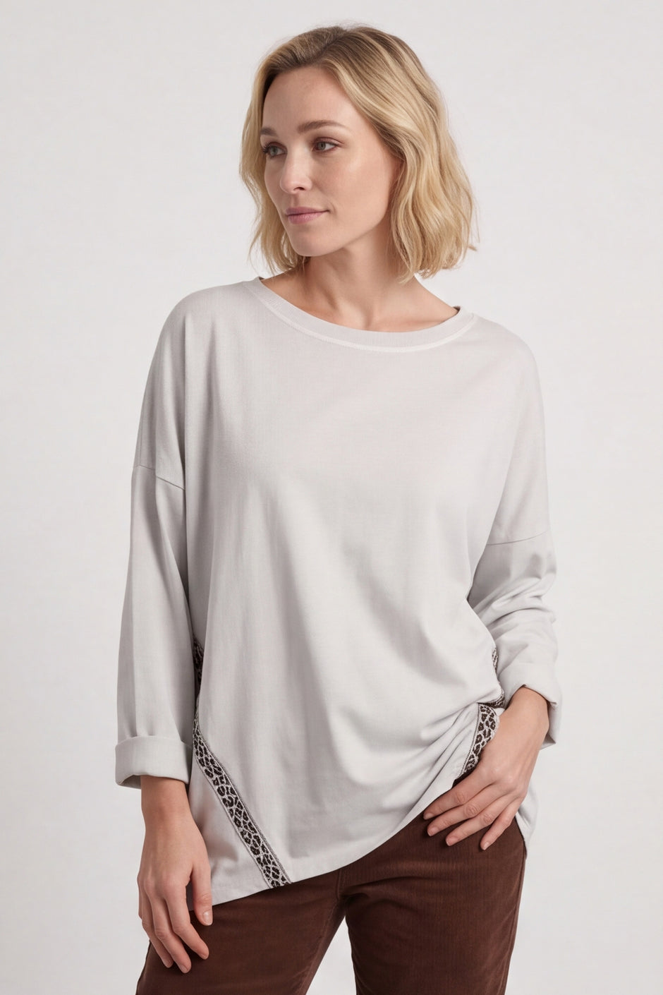 Edwina Cotton Top Stone – image 2 of 6