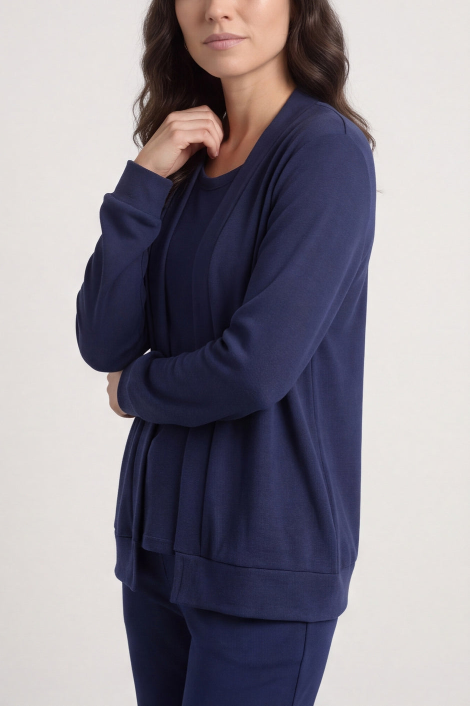 Evianna Knitted Top Navy – image 2 of 6