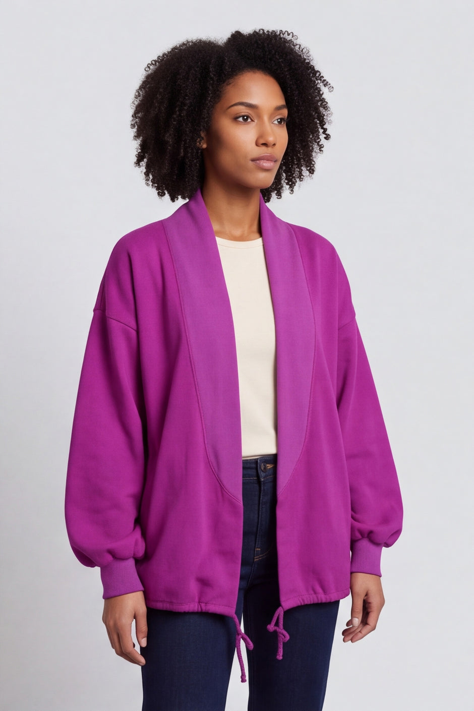 Ramsey Cotton Jacket Berry – image 3 of 5