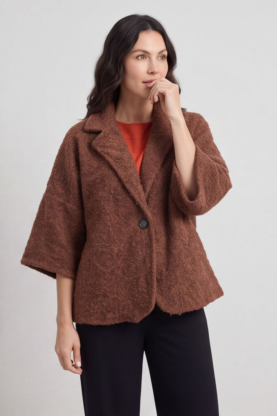 Perdita Jacket Cocoa – image 3 of 5