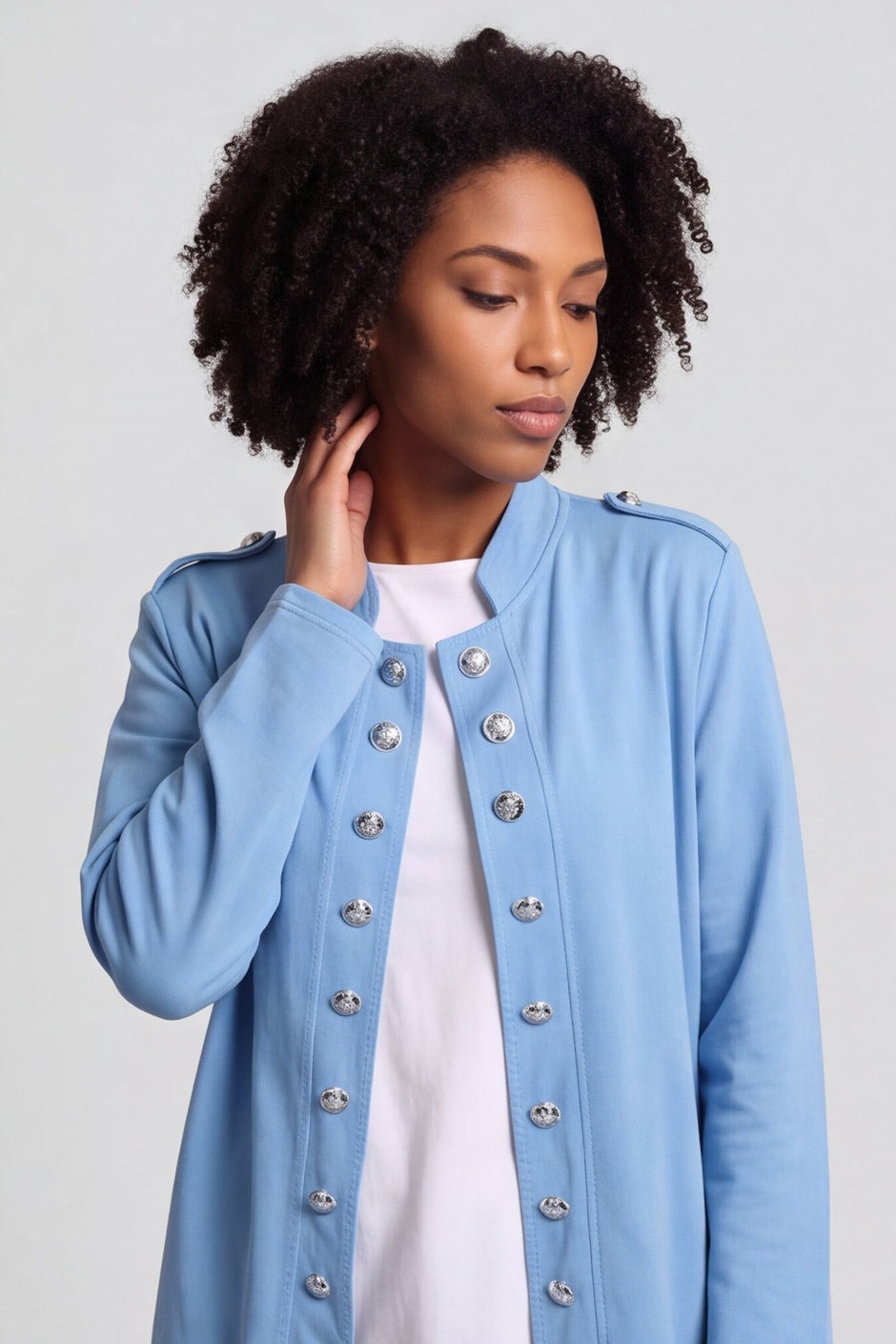 Gatwick Jersey Jacket Powder Blue – image 6 of 6