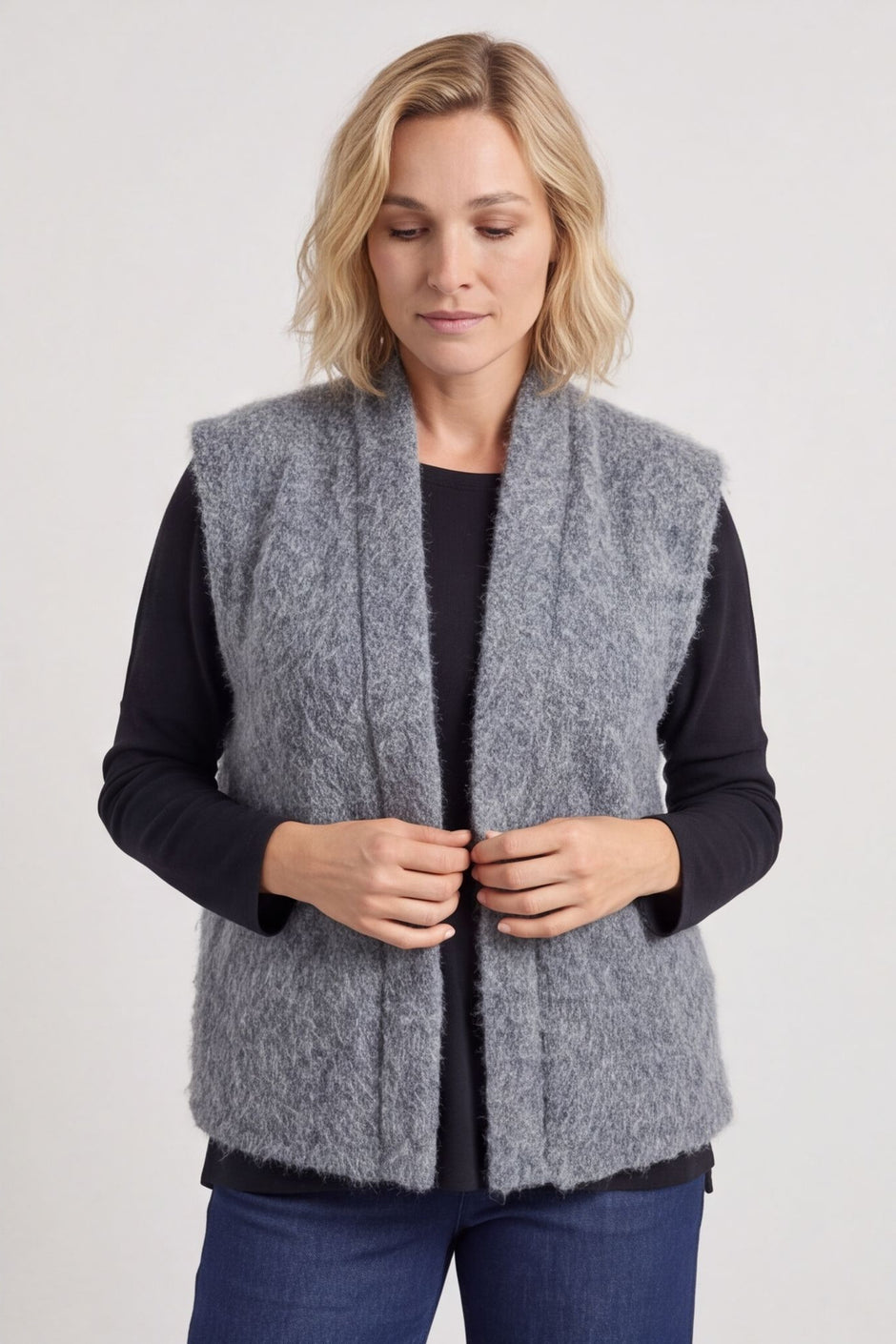 Dani Gilet Mid Grey – image 5 of 5