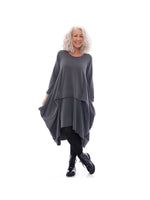 Elgin Cotton Dress Charcoal Charcoal - Elgin Cotton Dress Charcoal