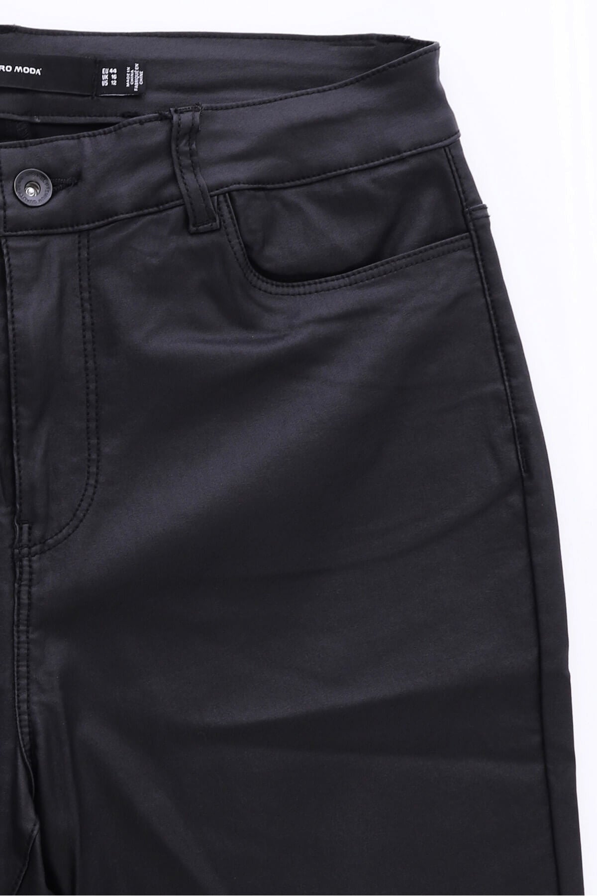 Vero Moda Coated Black Skinny Jeans Black