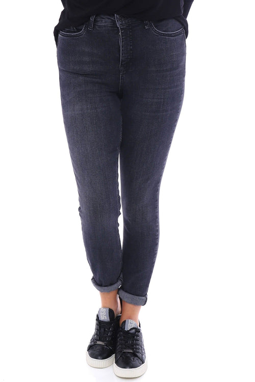 Vero Moda Black Washed Denim Jeans Black - Image 5