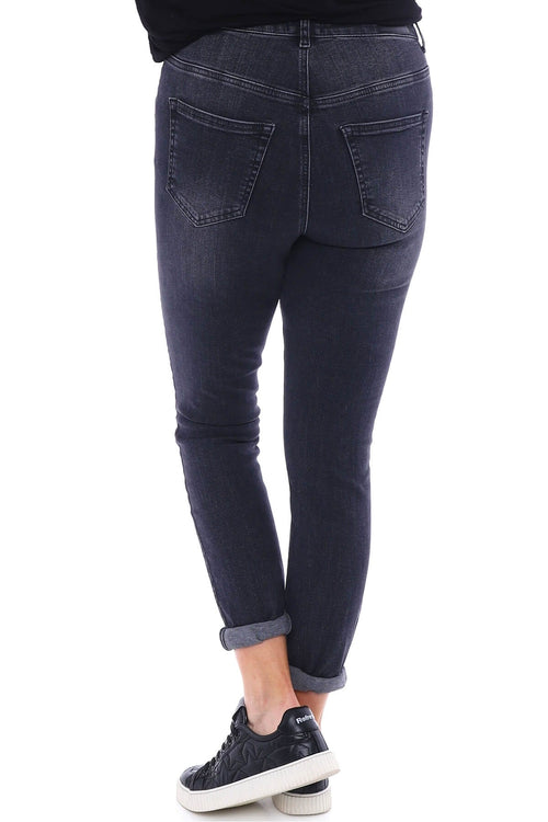 Vero Moda Black Washed Denim Jeans Black - Image 6
