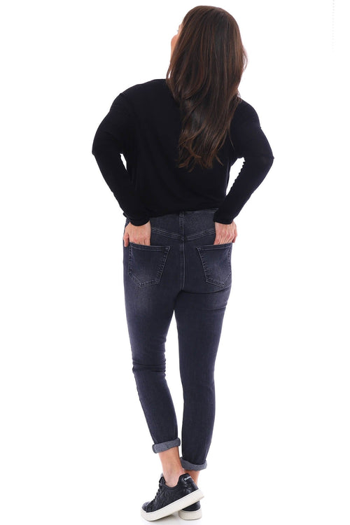 Vero Moda Black Washed Denim Jeans Black - Image 7