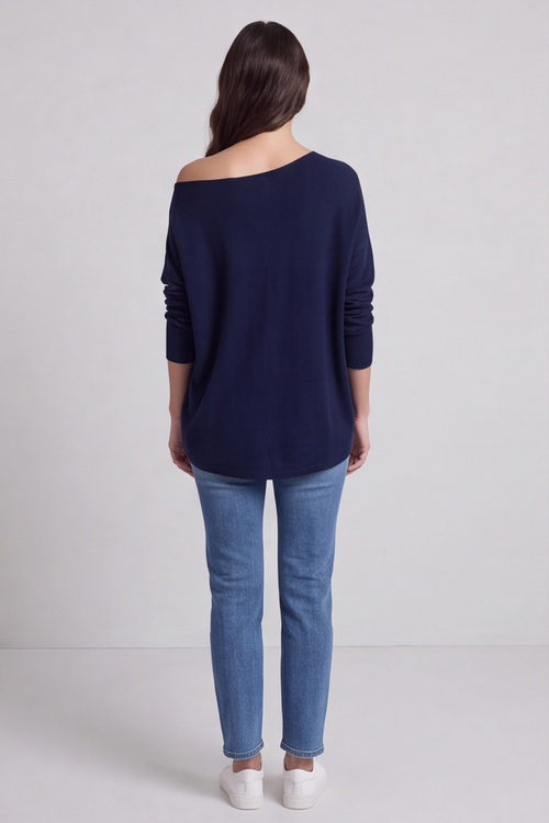 Alazne Jumper Navy - Image 5