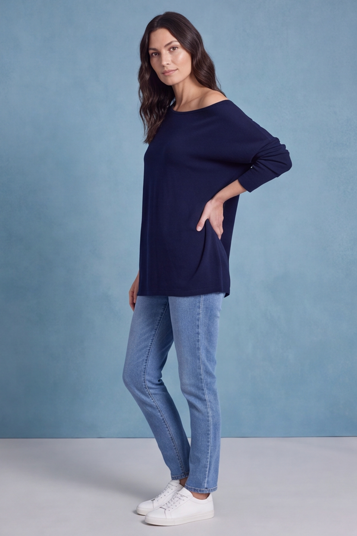 Alazne Jumper Navy