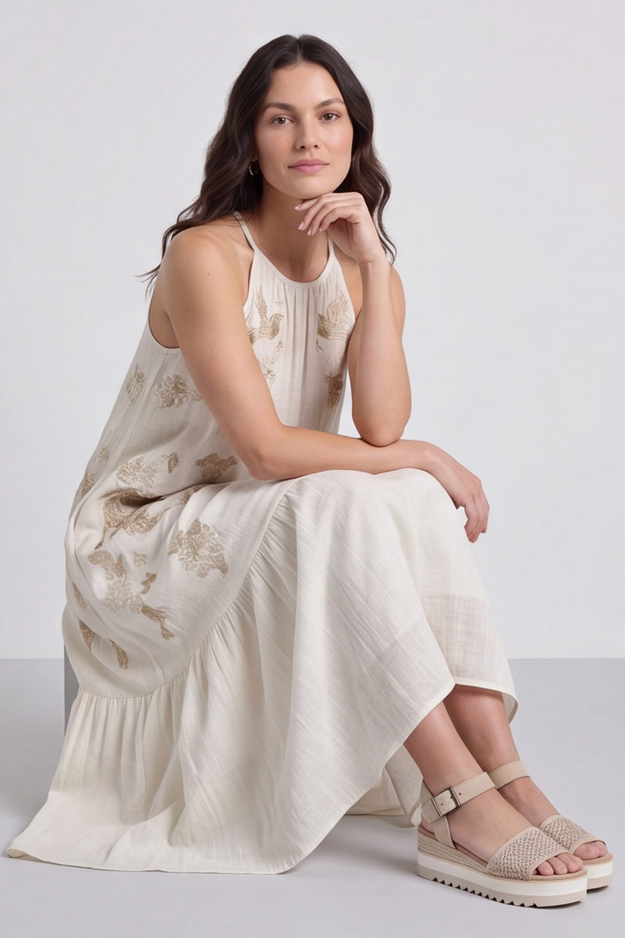 Adaeze Dress White