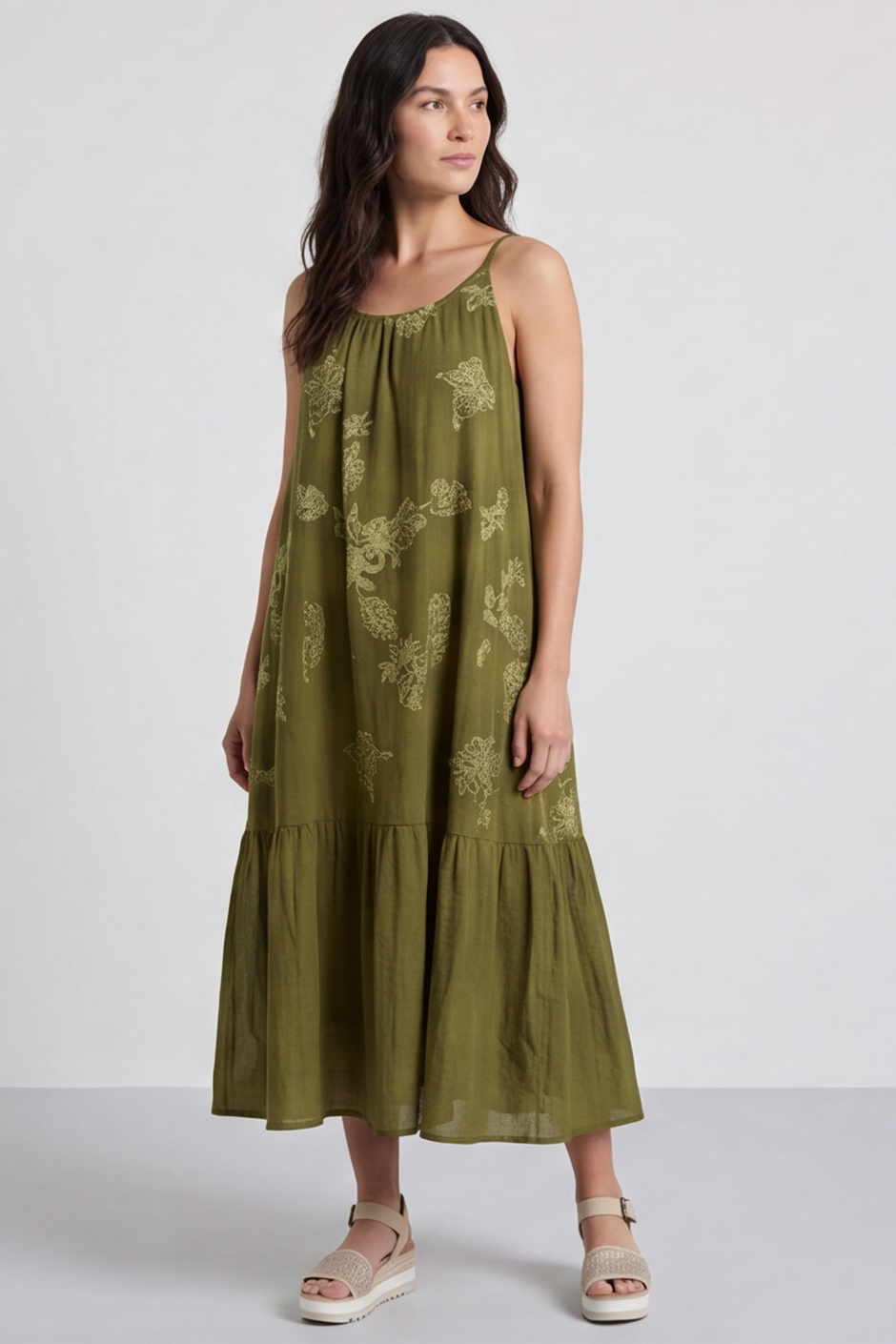 Adaeze Dress Green