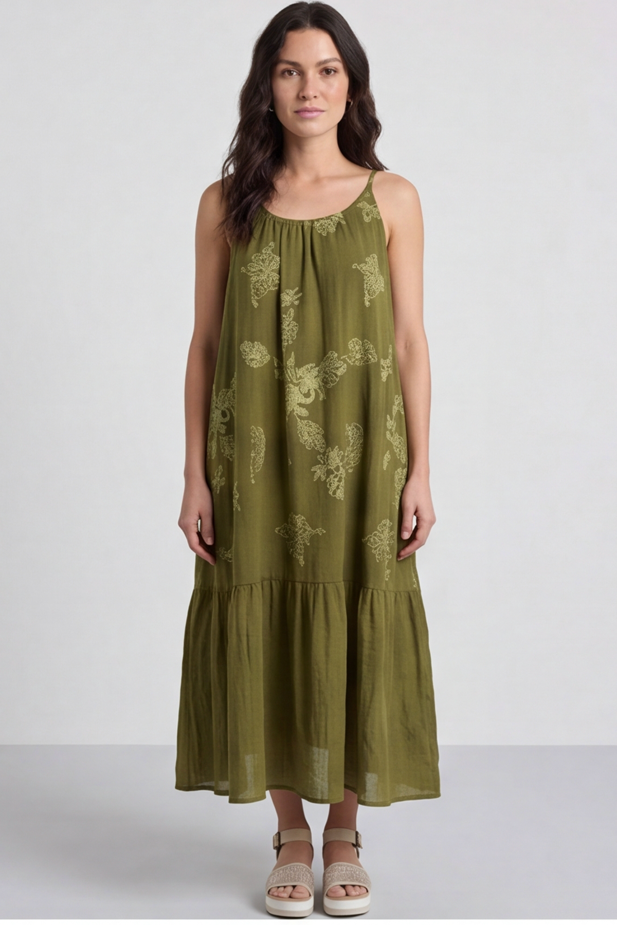 Adaeze Dress Green
