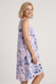 Aisha Sleeveless Print Linen Dress Pink