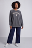 Alice Weekend Sweatshirt Marl Charcoal