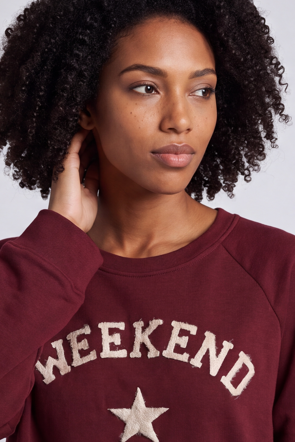 Alice Weekend Sweatshirt Wine