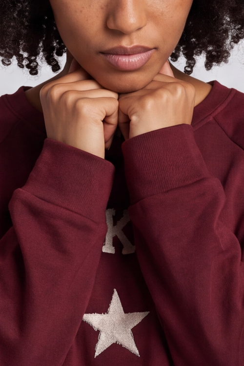 Alice Weekend Sweatshirt Wine - Image 4