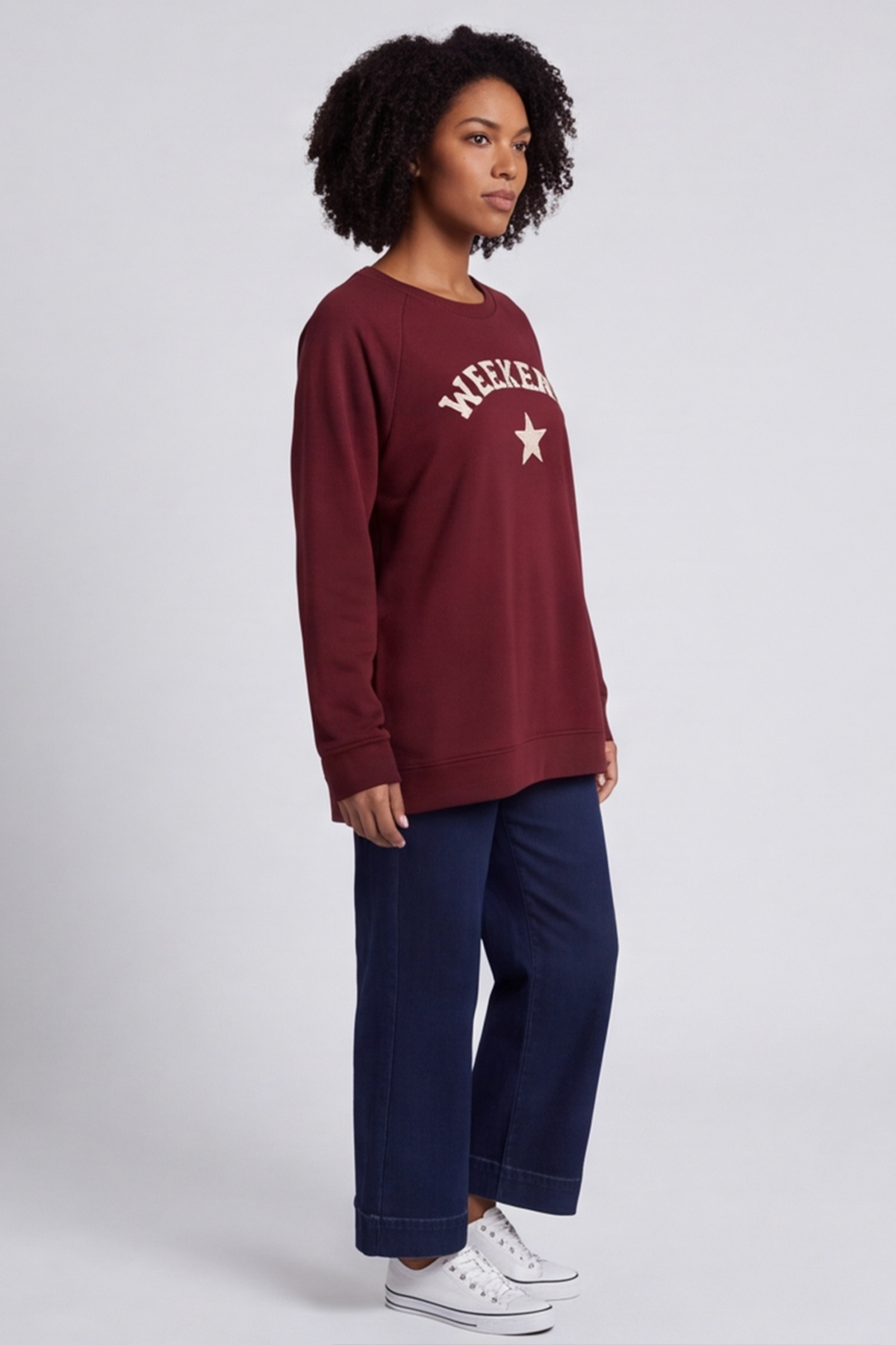 Alice Weekend Sweatshirt Wine