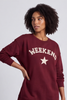 Alice Weekend Sweatshirt Wine