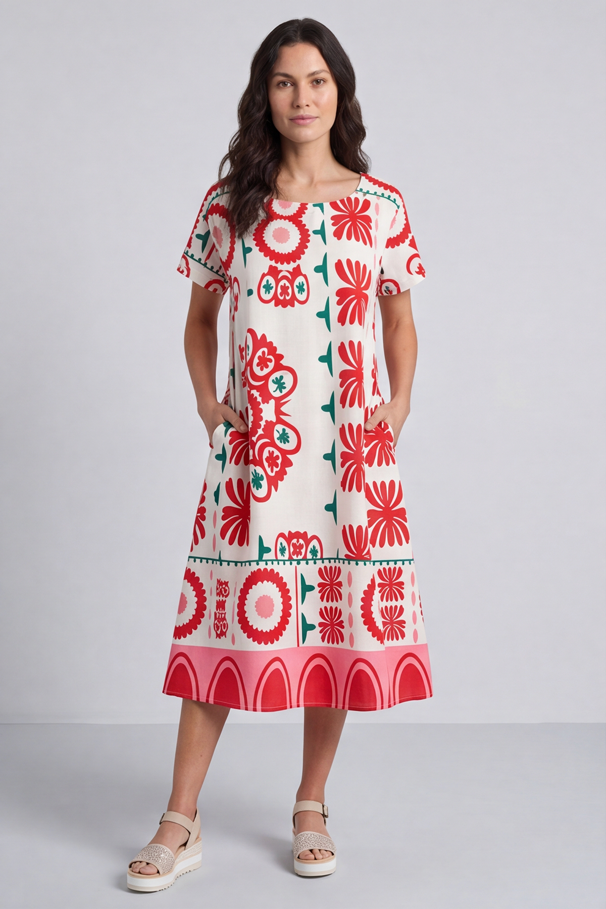 Alivia Dress Red