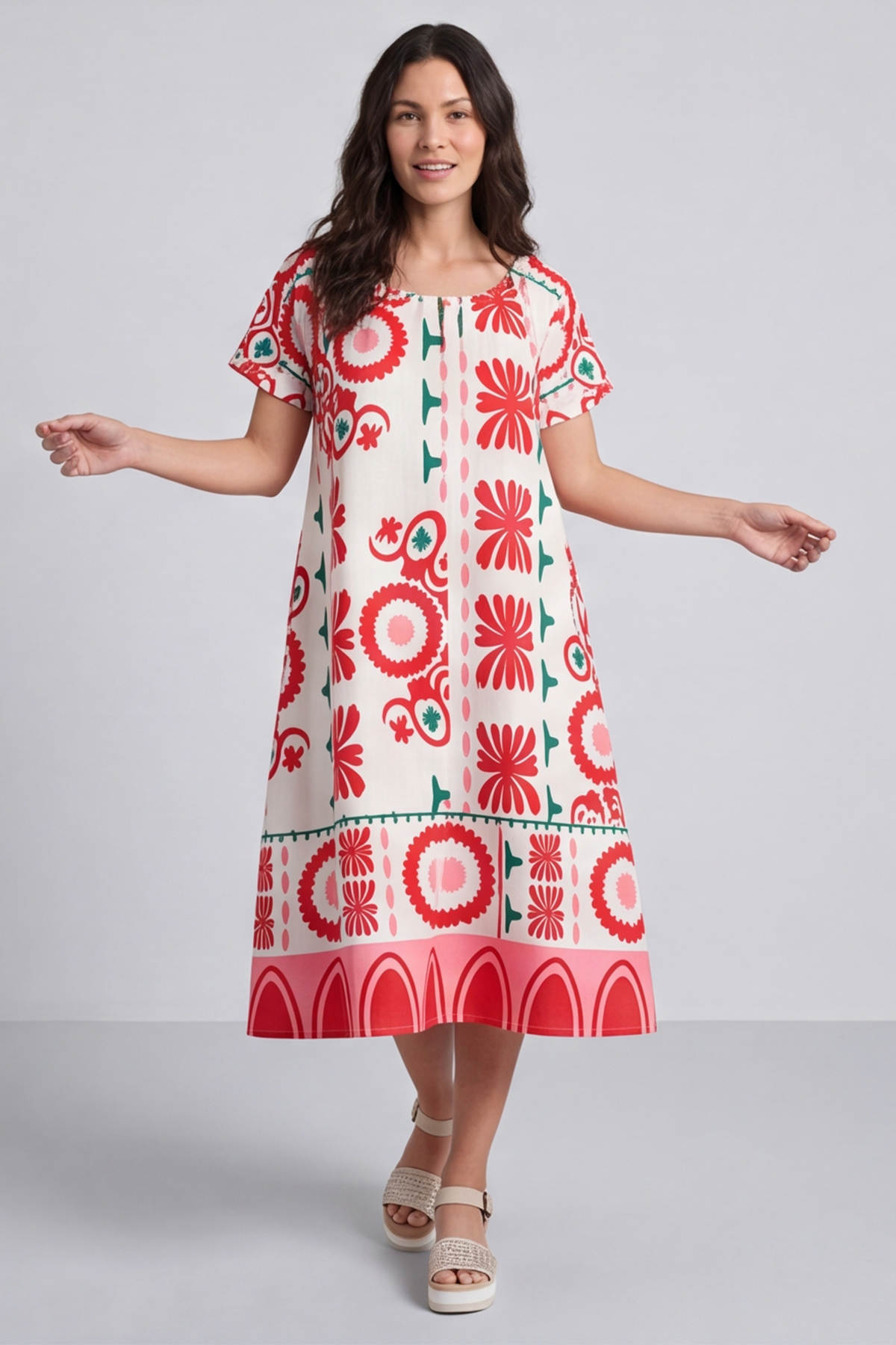 Alivia Dress Red