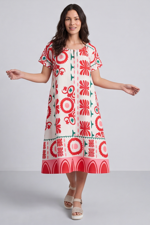 Alivia Dress Red - Image 4