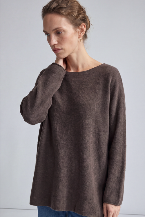 Alazne Jumper Cocoa - Image 1