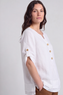 Amara Linen Box Top White