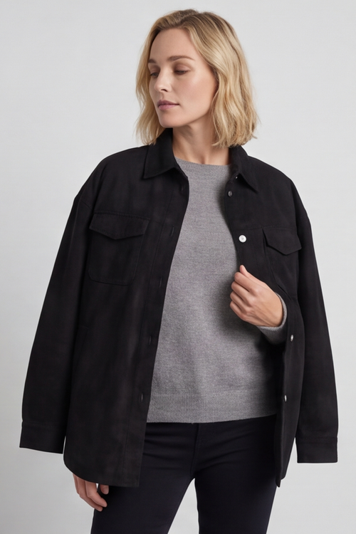 Anita Shacket Black - Image 3