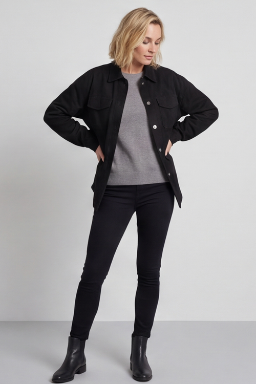 Anita Shacket Black - Image 4