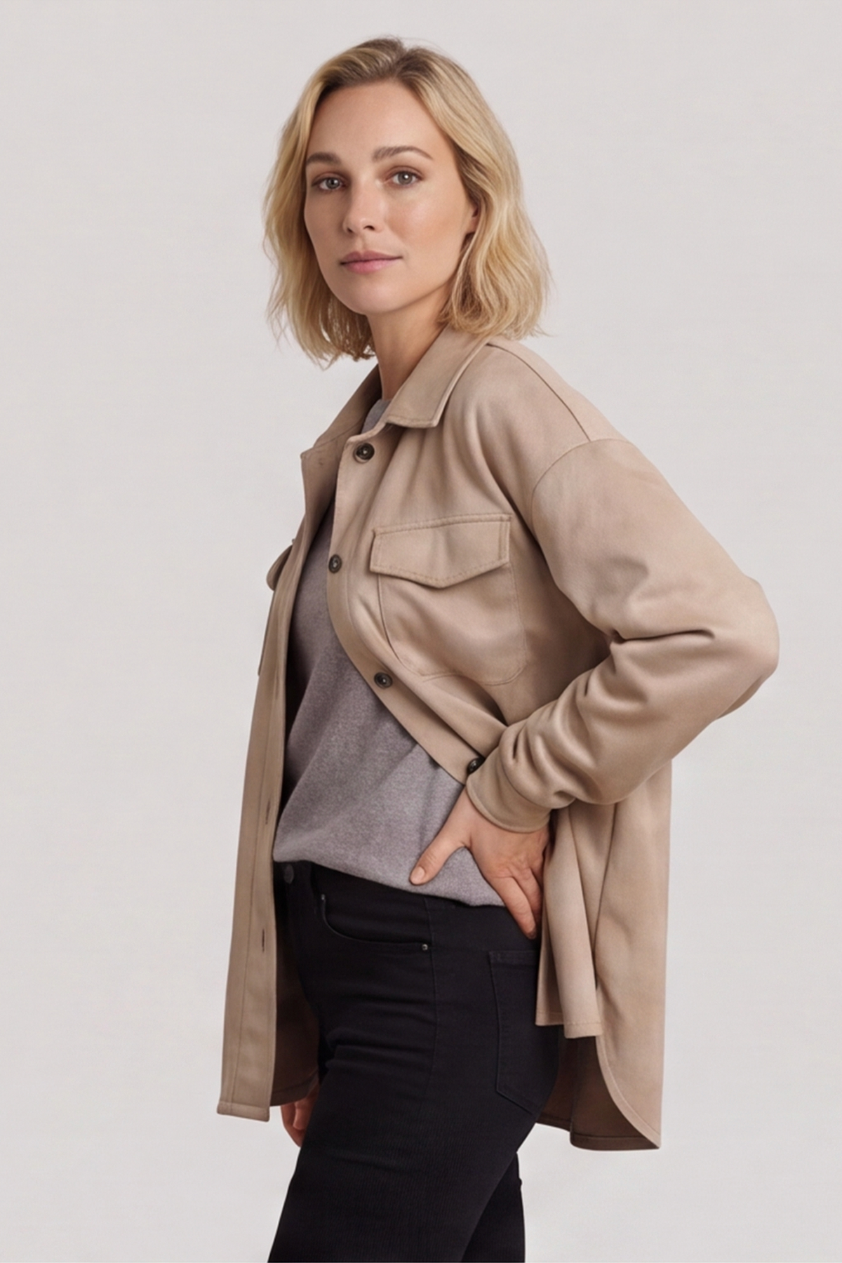 Anita Shacket Camel