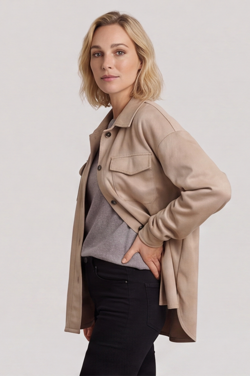 Anita Shacket Camel - Image 3