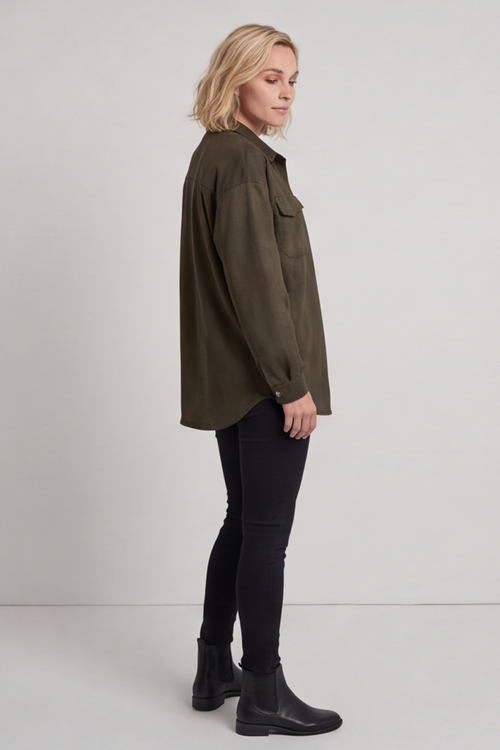 Anita Shacket Khaki - Image 6