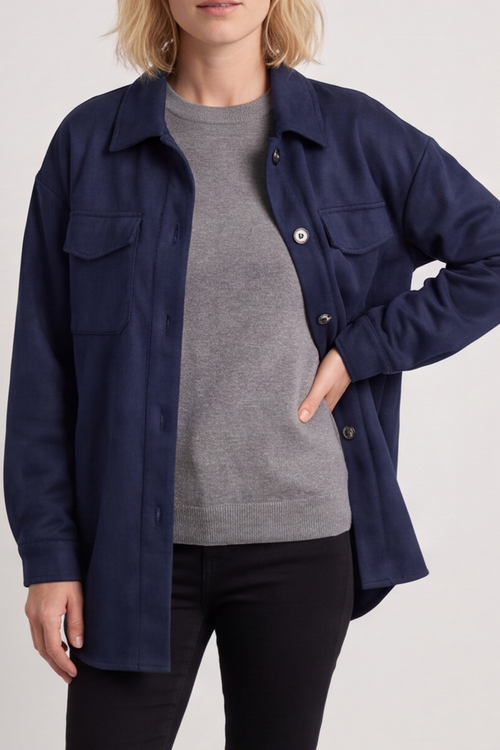 Anita Shacket Navy - Image 5