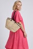 Anya Dip Side Linen Tunic Fuchsia