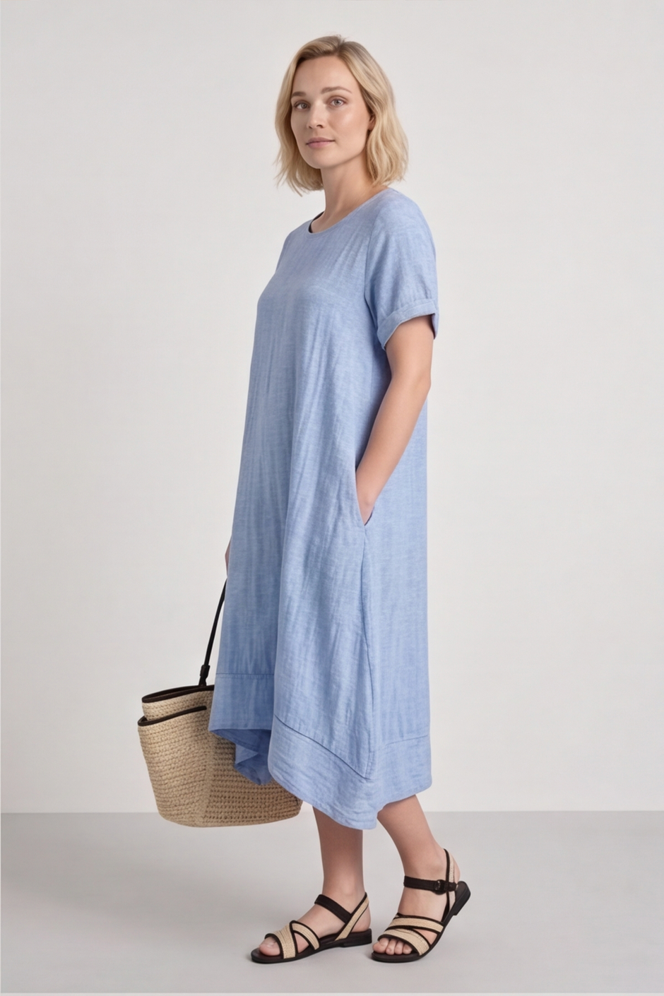 Aoila Baby Blue Dress