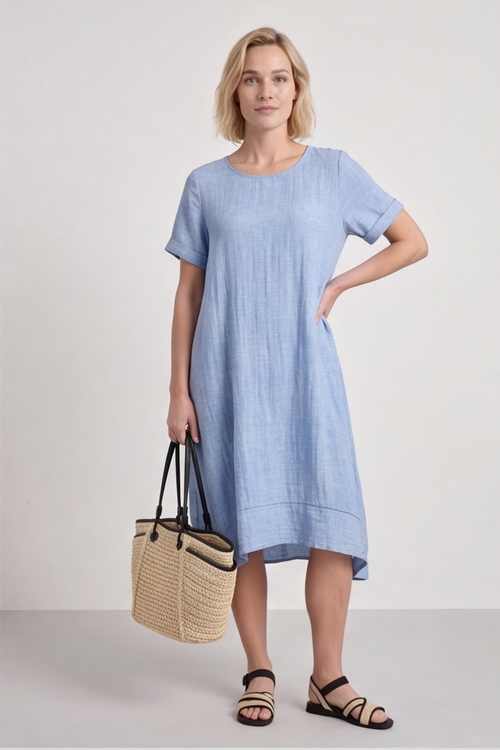 Aoila Baby Blue Dress - Image 4