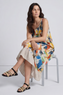 Ariella Linen Dress and Jacket Set Stone