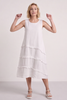 Alessia Cotton Swing Dress White